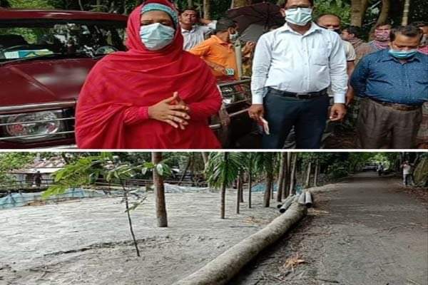 বামনায় উত্তর কাকচিড়া সরকারি খালে অবৈধভাবে বালু ভরাট করায় ভ্রাম্যমাণ আদালতে জরিমানা।